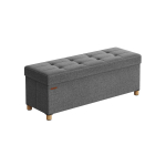 Lahtik&auml;iv tumba 110 cm tumehall 112 l kaanega hoiuruum