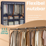 Riidest riidekapp 45 x 170 x 167 cm