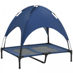 Koeravoodi varikatusega sinine 76 x 61 x 73 cm 20 kg