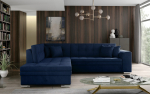 Nurgadiivan Pieretta 260x205x80 cm Tume Sinine