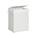 Pesukorv kaanega 45.5x32x61cm valge