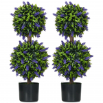 Kunsttaim 2 tk  Lavendel 15x70 cm Roheline