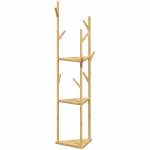 Riidepuu jalaga 45x45x170 cm Looduslik