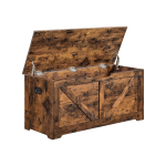 Jalatsikapp istmega 100 x 40 x 46 cm pruun