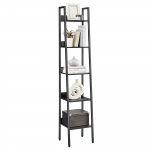 Kitsas riiul 33.8x30x170 cm must