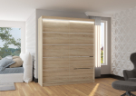 Liugustega Riidekapp SPECTRA 180 180x215x58 Sonoma