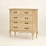 Kummut Venezia Oak pruun 5 sahtlit tammepuit 102 cm
