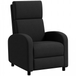 Lahtik&auml;iv tugitool 64 &times; 86 &times; 102 cm must jalatoega