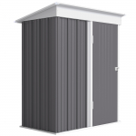 Aiakuur metallist 161x95x163 cm hall tsingitud teras