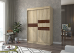 Liugustega Riidekapp BATIA 150 150x215x61 Sonoma