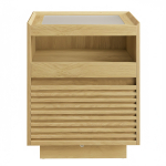 &Ouml;&ouml;kapp valgustusega 40 x 45 x 55 cm tamm MDF
