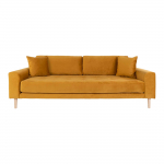 Kolmekohaline diivan Lido sinepikollane