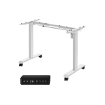 Reguleeritav lauaraam 86-130x60x71.5-117cm valge