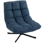 P&ouml;&ouml;rlev aksenttool 75 x 95 x 90 cm tumesinine chenille