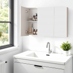 Vannitoakapp seinale 15 x 90 x 60 cm valge