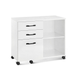 Valge kummut 40 x 80 x 66 cm