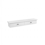 Seinariiul sahtlitega 65x15x10cm valge