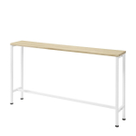 Kitsas konsoollaud 120x20x65 cm metallist alusega
