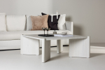 Rogaland kohvilaud valgeks pestud MDF 100x40 cm
