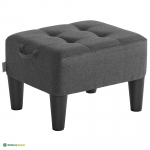 Taburet 40 &times; 32 &times; 26 cm hall polsterdatud 150 kg