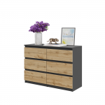 Kummut 100x71x33.5 cm Tume Hall Tamm