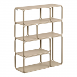 Seinariiul Lanciano beež metall 48x18x64 cm seinale