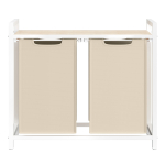 Pesukorv 2 sektsiooniga riiuliga 73 x 33 x 72 cm