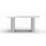 Ovaalne s&ouml;&ouml;gilaud POELA 75x180x90 cm