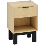 Pruun &ouml;&ouml;kapp sahtliga 35x26x50 cm avatud riiul