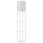 P&otilde;randalamp riiuliga 3 sektsiooniga 26x26x160 cm valge E27