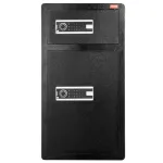Seif 900 x 480 x 420 mm mustast terasest 204 L alarmiga