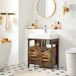 Valamukapp 60x30x60 cm pruun ja must