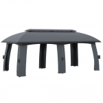 Metallist aiapaviljon 300x600 cm Tume Hall