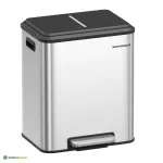 Sorteerimise pr&uuml;gikast h&otilde;bedane 2 x 15 L softclose