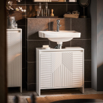 Valamukapp ustega valge MDF E1 60 &times; 30 &times; 61 cm