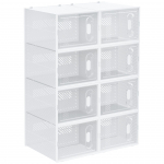 Jalatsikarp 28 x 36 x 21 cm 8 tk magnetuks valge