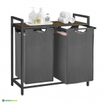 Pesukorv-kapp 73x33x72 cm hall 2 sektsiooni ja riiul