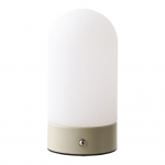 Ashford laetav laualamp LED 9 &times; 9 &times; 18 cm beež-valge