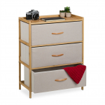 Kummut 73 x 57,5 x 30 cm naturaalne 3 sahtlit