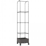 K&otilde;rge peenrakast trellisega 40x40x185 cm ratastel