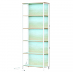 Raamaturiiul 30,3 x 60 x 178,6 cm LED beež