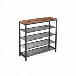 Metallist jalatsiriiul 100 x 30 x 93 cm pruun
