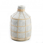 Whoopy terrakota vaas 13 x 13 x 23 cm betoonhall