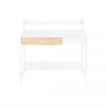 Kontorilaud sahtlitega 100&times;60&times;95 cm pruun MDF ja riiul