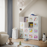 Laste raamaturiiul 123 x 31 x 123 cm Valge