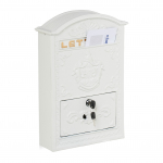 Postkast 42 &times; 28 &times; 10 cm lukuga vintage-stiil seinale