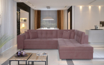 Nurgadiivan Pieretta 260x205x80 cm Roosa