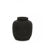Must vaas Peaky 13 x 14 cm terrakota siseruumidesse