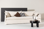 Nova 4-kohaline diivan beež 275x90 cm linase ilmega