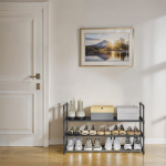 Kingariiul 30 x 92 x 55 cm must 3 riiulit metallist
